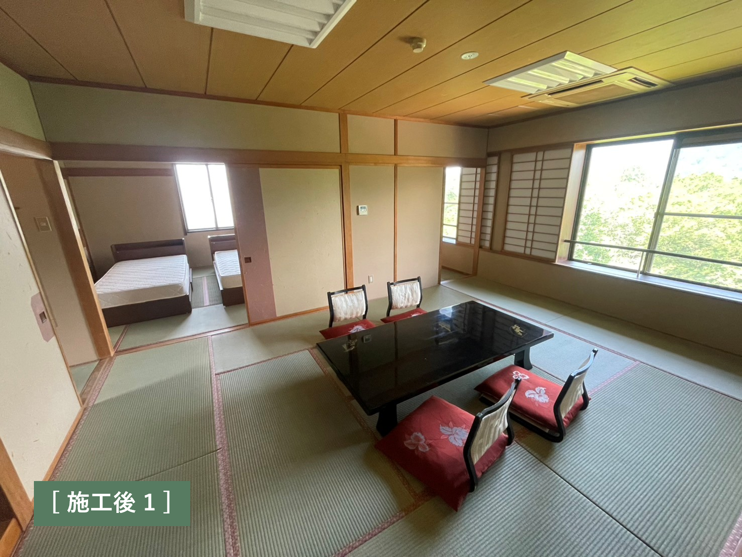 田沢湖ホテル 客室改修工事（畳・塗装）
