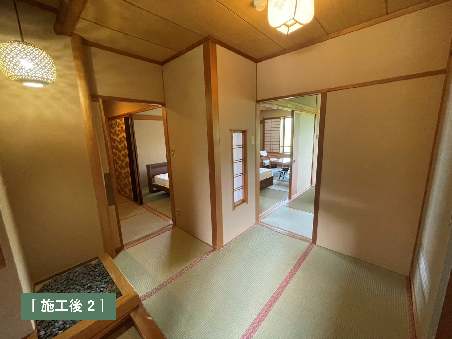 田沢湖ホテル 客室改修工事（畳・塗装）