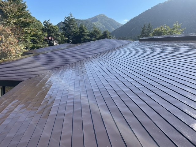 亀の井ホテル秋田湯瀬屋根塗装工事