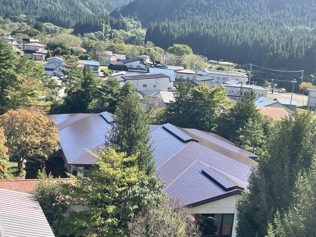 亀の井ホテル秋田湯瀬屋根塗装工事